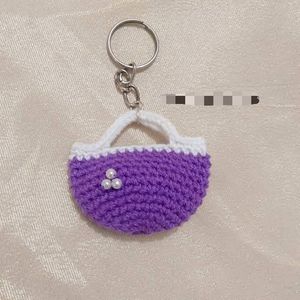 Crochet Bag Keychain