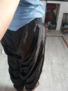 Black Full Patiala Salwar pure original satin