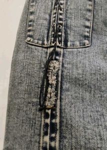 Y2k High Waist Denim Skirt