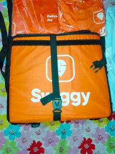Swiggy Delivery Bag &amp; 2 Tshirt Kit😍🔥