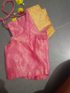 Beautiful Party Wear Sari With Blouse