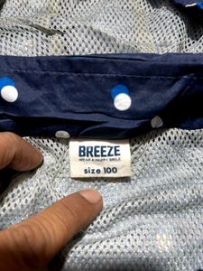 Polka Dot Windbreaker Jacket – Size 100