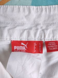 Puma White Capri In Large Size For Women