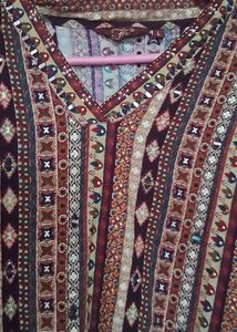 Printed Ethnic Kurta