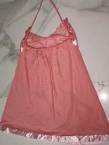 Pink Lace Babydoll Lingerie