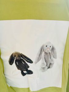 Cute Bunny Print Tee