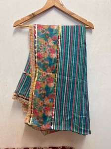 Sharara Set With Kurti And Dupatta