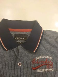 Stylish Grey Polo T-Shirt