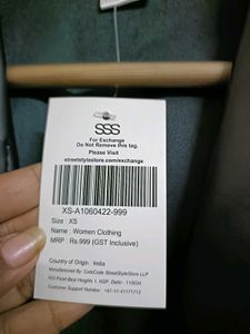 SSS Faux Leather Blazer