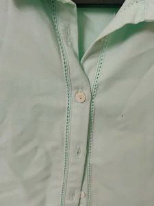 Mint Crop Shirt