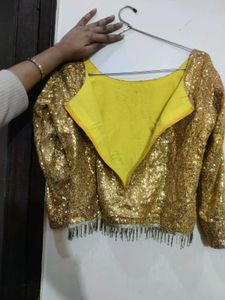 Golden Sequin Blouse