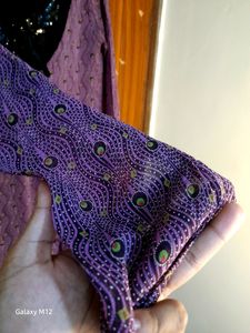 Cute purple Top / dress For Women