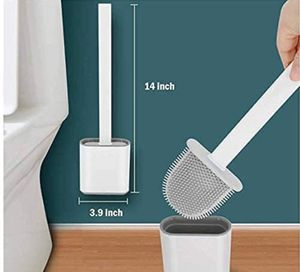 silicone toilet brush