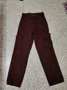 Brown Cargo Jeans
