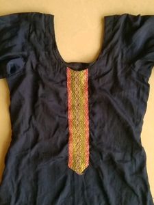 Navy Blue Kurti Size:-Medium