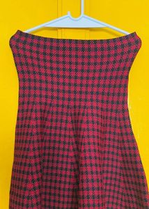 Checkered Mini Skirt