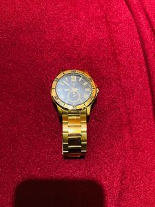 Gold Casio Watch with Box New Wdt Tag