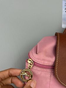 Pink Longchamp Backpack