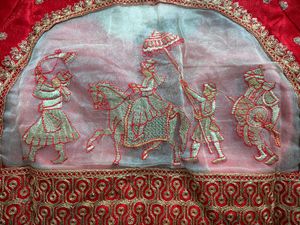 Designer Red Blouse