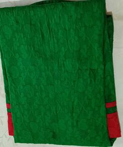 Green Embroidered Kurta