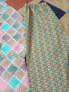 Printed Cord Set/ Kurti Plazzo