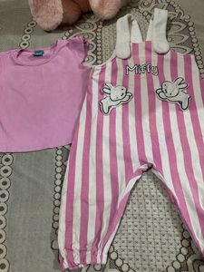 Majenta Dungree For Fancy Girls