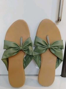 Cute Bow Thong Sandals