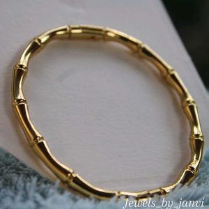 Gold Bamboo Bangle