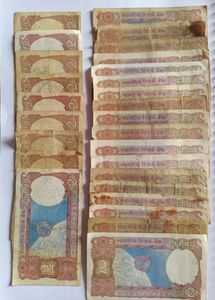 25 Satellite &amp; 15 Tiger -40 Combo Old Notes 2rs