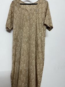 Vintage Floral Print Suit With Salwar Dupatta