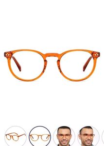 John Jacobs Orange Acetate Glasses