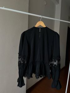 RIVER ISLAND Lace Insert Blouse