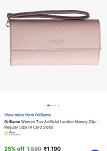 ON SALE! Oriflame Wallet New But Little Flaw check