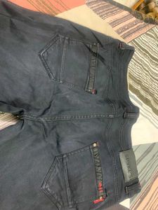 Distressed Black Jeans