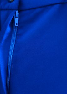 Bright Blue Straight Fit Pants