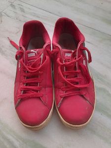 Red Puma Sneakers