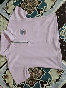 Cute lavender Ribbed Top