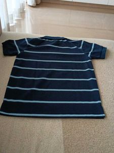 Ralph Lauren Polo Collar blue stripe t-shirt