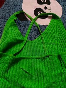 Stylish Green Crop Top