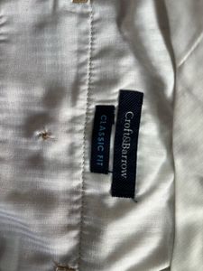 Classic Light Beige Formal Trousers for Men