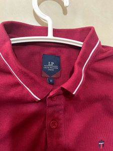 Louis Philippe Polo Collar Slim Fit T-shirt