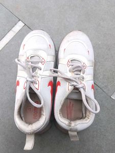 White Sport Shoe For Kids