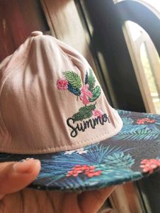 Floral Sun Cap
