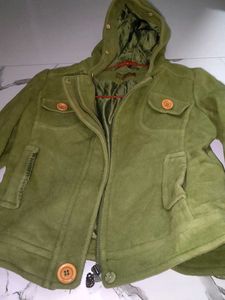 Green Hooded Jacket