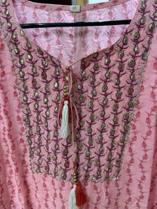 Pink Sharara Set