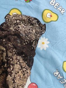 Brown Grungefairy /forestcore Lacey Top