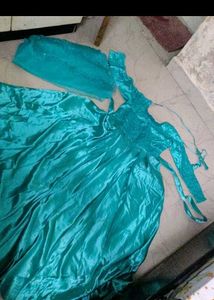 Teal Dress Material