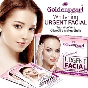 1 Pack Golden Pearl Whitening Urgent Facial 1 Times Usable