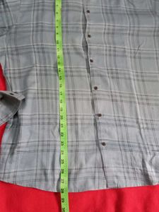 Adwyn Peter Plaid Shirt gray striped.