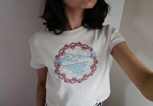Women Typographic Print Fitte